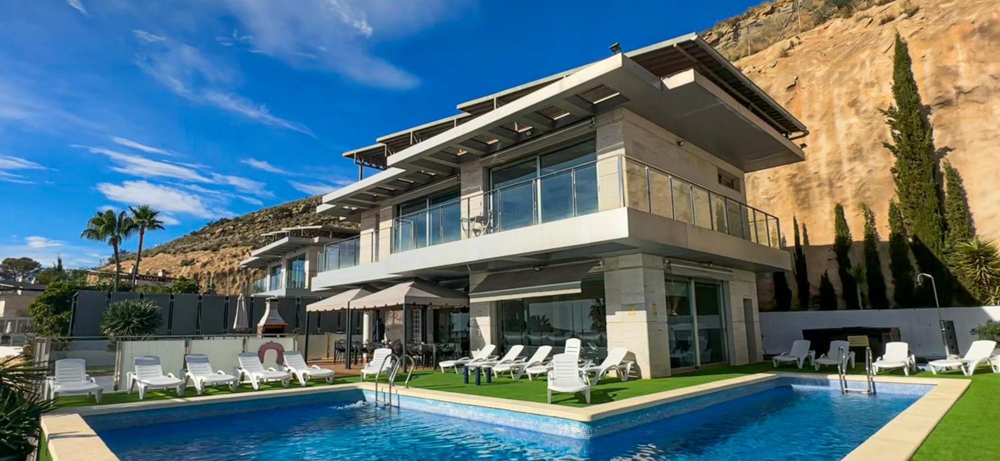 فيلا Altos Golf Bahia Benidorm فينيسترات المظهر الخارجي الصورة