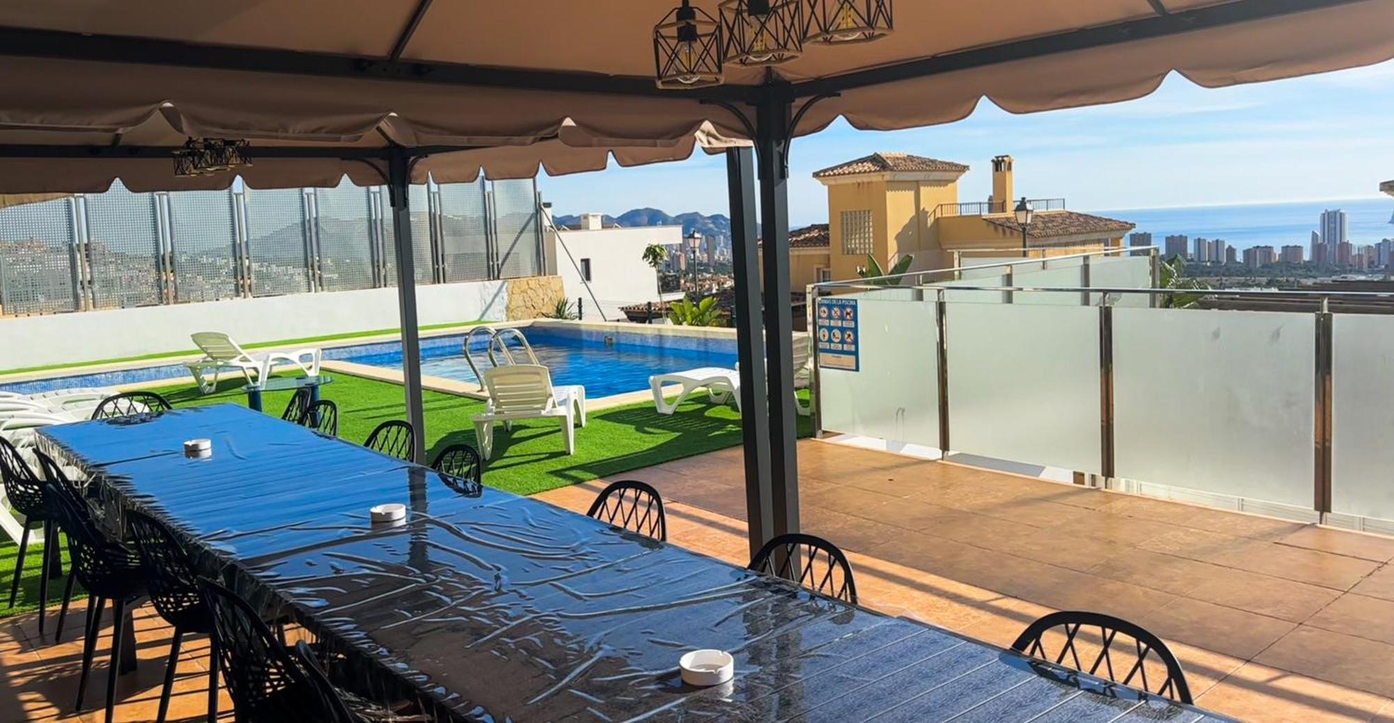 فيلا Altos Golf Bahia Benidorm فينيسترات المظهر الخارجي الصورة